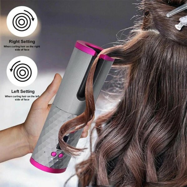 Electric LCD Display Automatic Rotating Cordless Hair Curler - Image 10