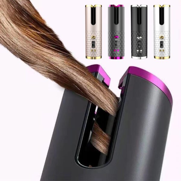 Electric LCD Display Automatic Rotating Cordless Hair Curler - Image 9