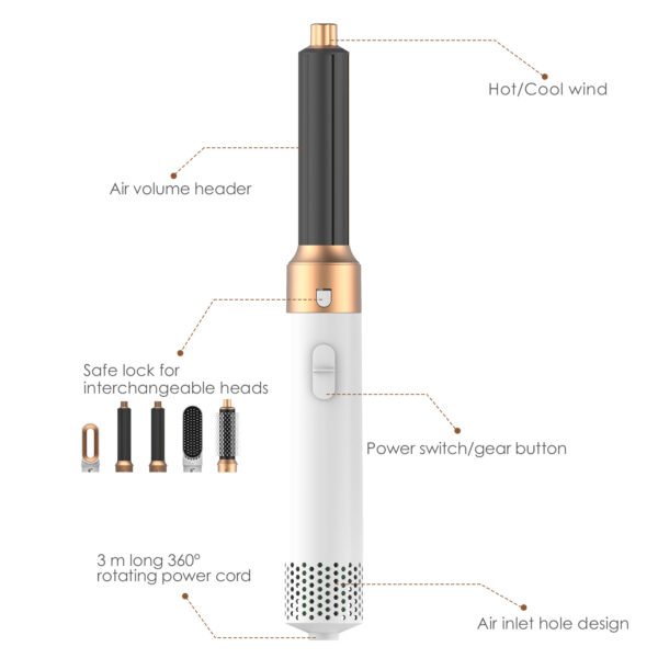 5 In 1 Blow Dryer Brush - Image 5