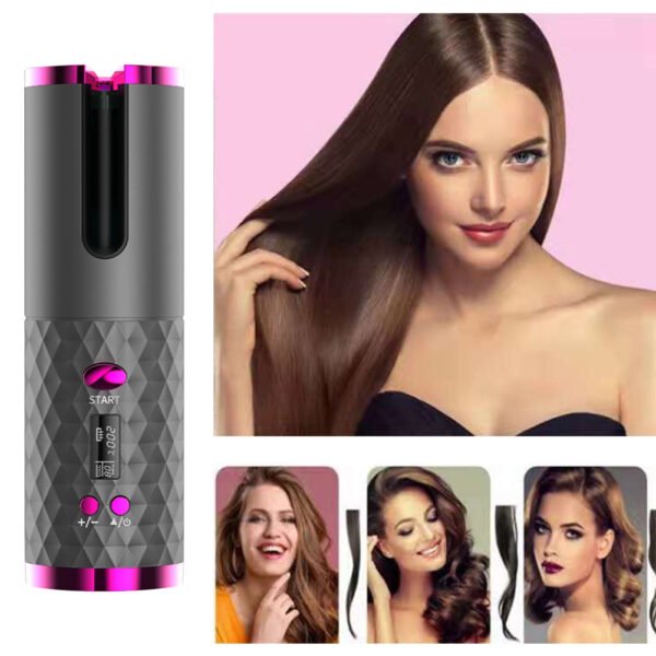 Electric LCD Display Automatic Rotating Cordless Hair Curler - Image 5