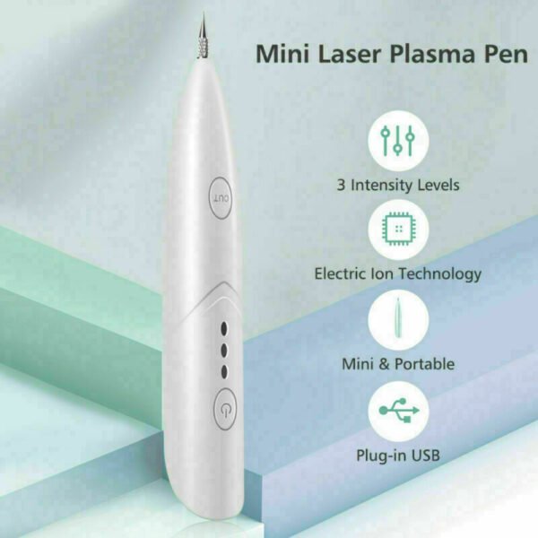 Ion Laser Freckle Skin Mole Dark Spot Remover Face Wart Tag Tattoo Removal Pen - Image 2